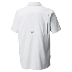 Sweaters & Dress Shirts^New York Jets Men's Columbia White Slack Tide Omni-Wick Button-Up Camp Shirt