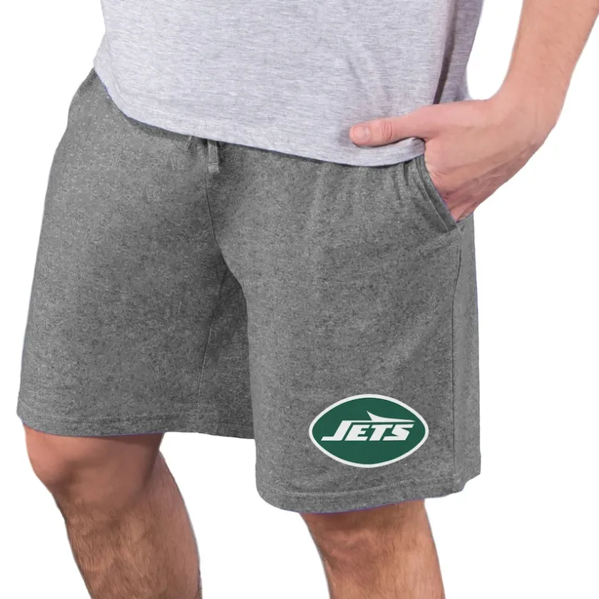 Shorts & Pants^New York Jets Men's Concepts Sport Charcoal Quest Knit Jam Shorts