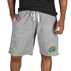 Shorts & Pants^New York Jets Men's Concepts Sport Gray Mainstream Tri-Blend Shorts