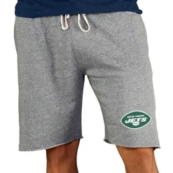 Underwear & Sleepwear^New York Jets Men's Concepts Sport Gray Team Mainstream Terry Shorts