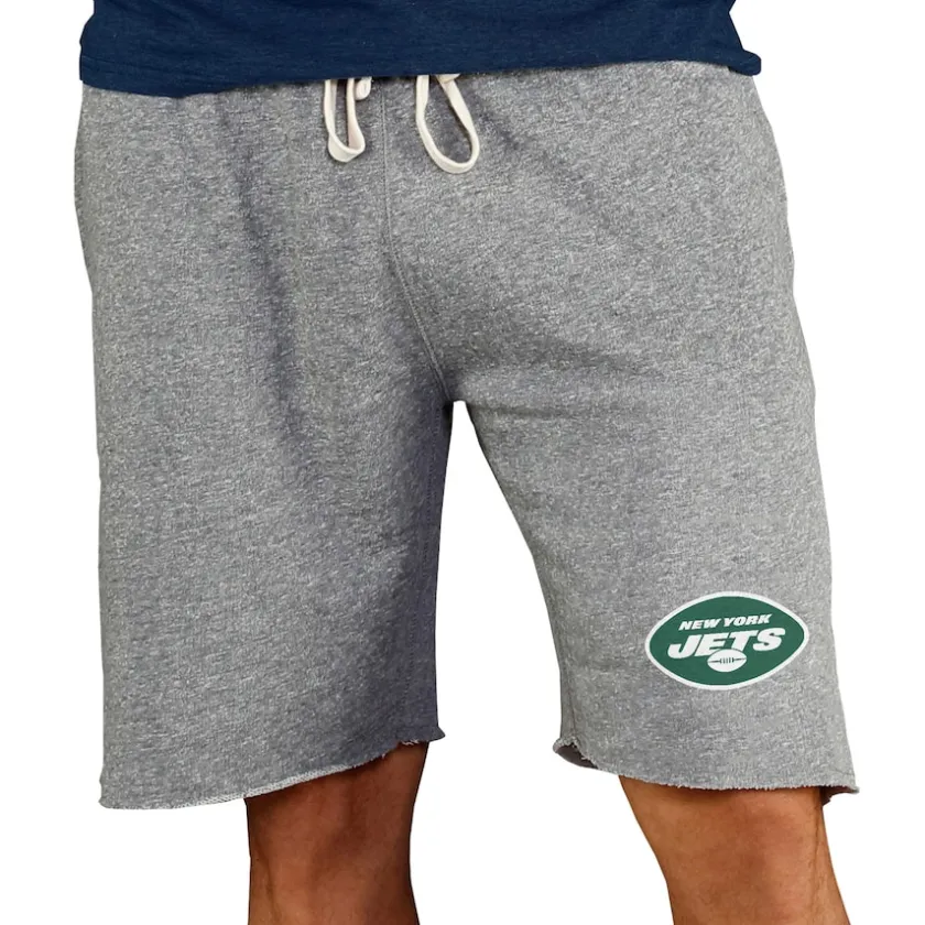Underwear & Sleepwear^New York Jets Men's Concepts Sport Gray Team Mainstream Terry Shorts