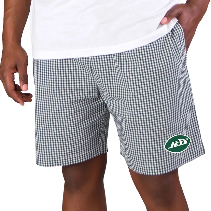 Shorts & Pants^New York Jets Men's Concepts Sport Green/White Tradition Woven Jam Shorts