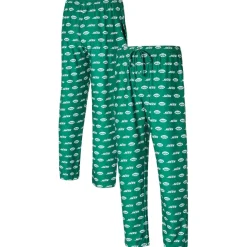 Underwear & Sleepwear^New York Jets Men's Concepts Sport Green Record Allover Print Knit Pants