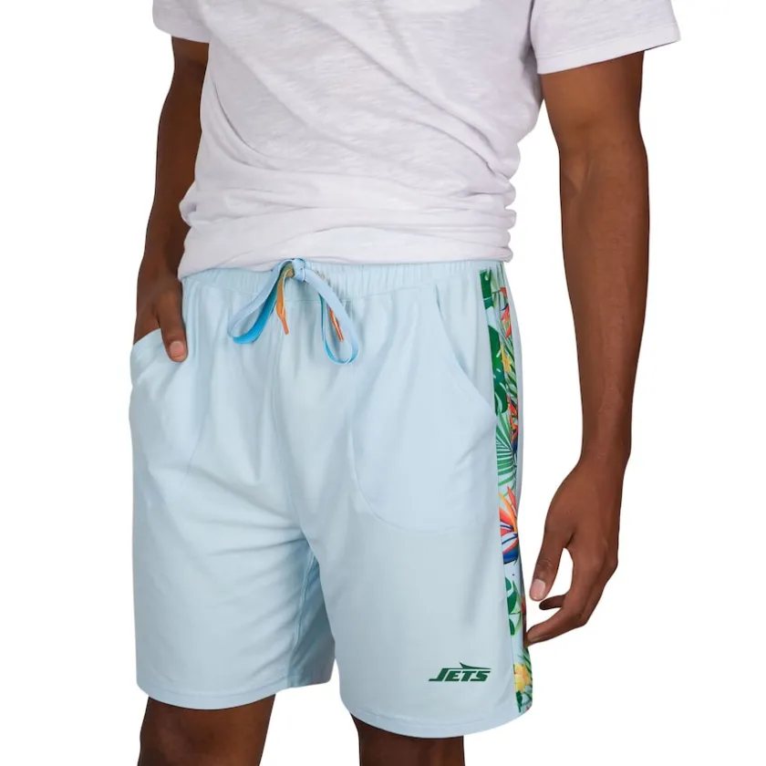 Shorts & Pants^New York Jets Men's Concepts Sport Light Blue Curate Knit Shorts