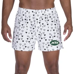 Underwear & Sleepwear^New York Jets Men's Concepts Sport White Epiphany Allover Print Knit Boxer Shorts
