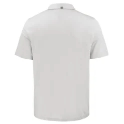 Polos^New York Jets Men's Cutter & Buck Gray Monochromatic Logo Coastline Epic Comfort Eco Recycled Polo