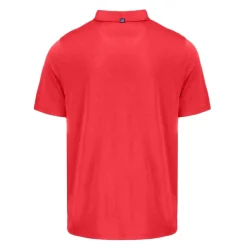 Polos^New York Jets Men's Cutter & Buck Red Americana Coastline Epic Comfort Eco Recycled Polo