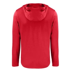 Sweaters & Dress Shirts^New York Jets Men's Cutter & Buck Red Americana Coastline Epic Comfort Eco Recycled Long Sleeve Hoodie T-Shirt