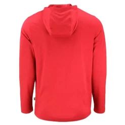 Sweaters & Dress Shirts^New York Jets Men's Cutter & Buck Red Americana Coastline Epic Comfort Eco Recycled Long Sleeve Hoodie T-Shirt