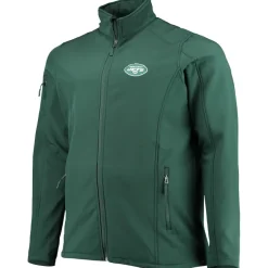 Big & Tall^New York Jets Men's Dunbrooke Green Big & Tall Sonoma Softshell Full-Zip Jacket