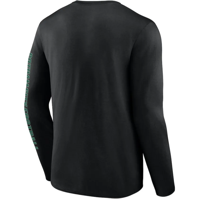 Big & Tall^New York Jets Men's Fanatics Black Big & Tall Vision Long Sleeve T-Shirt