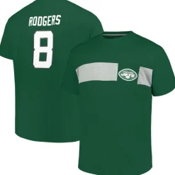 Big & Tall^New York Jets Men's Fanatics Aaron Rodgers Green Big & Tall T-Shirt