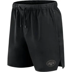 Shorts & Pants^New York Jets Men's Fanatics Black Front Office Woven Shorts