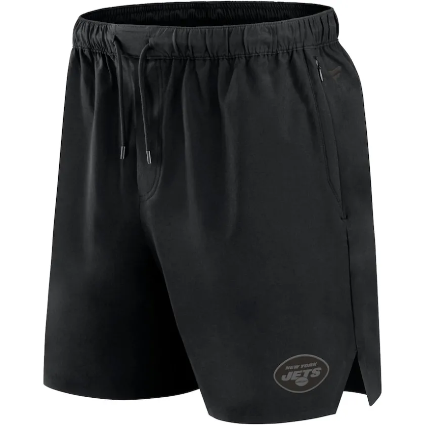 Shorts & Pants^New York Jets Men's Fanatics Black Front Office Woven Shorts