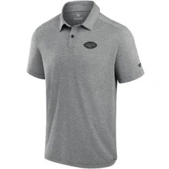 Polos^New York Jets Men's Fanatics Black Front Office Tech Polo Shirt