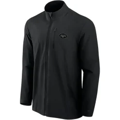 Jackets|Sweatshirts & Fleece^New York Jets Men's Fanatics Black Front Office Woven Full-Zip Jacket