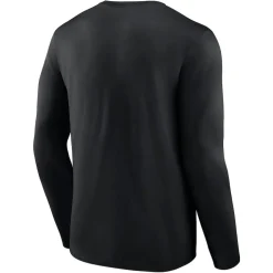 T-Shirts|Men^New York Jets Men's Fanatics Black Stat Sheet Long Sleeve T-Shirt