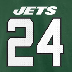 T-Shirts|Men^New York Jets Men's Fanatics Darrelle Revis Green Retired Player Icon Name & Number T-Shirt