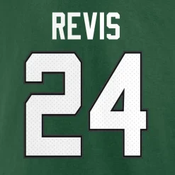 T-Shirts|Men^New York Jets Men's Fanatics Darrelle Revis Green Retired Player Icon Name & Number T-Shirt