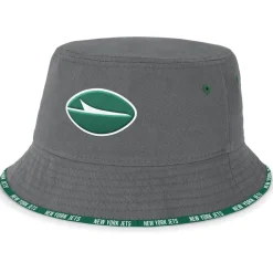 Hats|Men^New York Jets Men's Fanatics Graphite Backup Bucket Hat