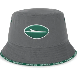 Hats|Men^New York Jets Men's Fanatics Graphite Backup Bucket Hat