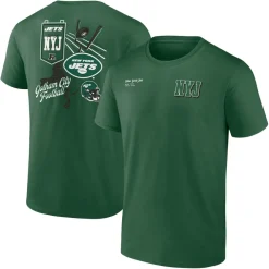T-Shirts|Men^New York Jets Men's Fanatics Green Split Zone T-Shirt