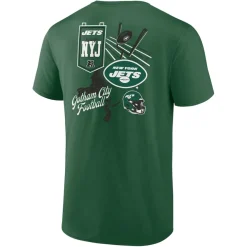 T-Shirts|Men^New York Jets Men's Fanatics Green Split Zone T-Shirt
