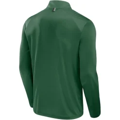 Jackets|Sweatshirts & Fleece^New York Jets Men's Fanatics Green Defender Long Sleeve Quarter-Zip Jacket