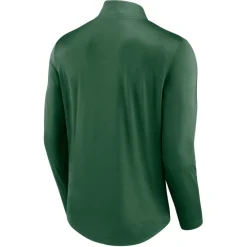 Jackets|Sweatshirts & Fleece^New York Jets Men's Fanatics Green Quarterback Quarter-Zip Top