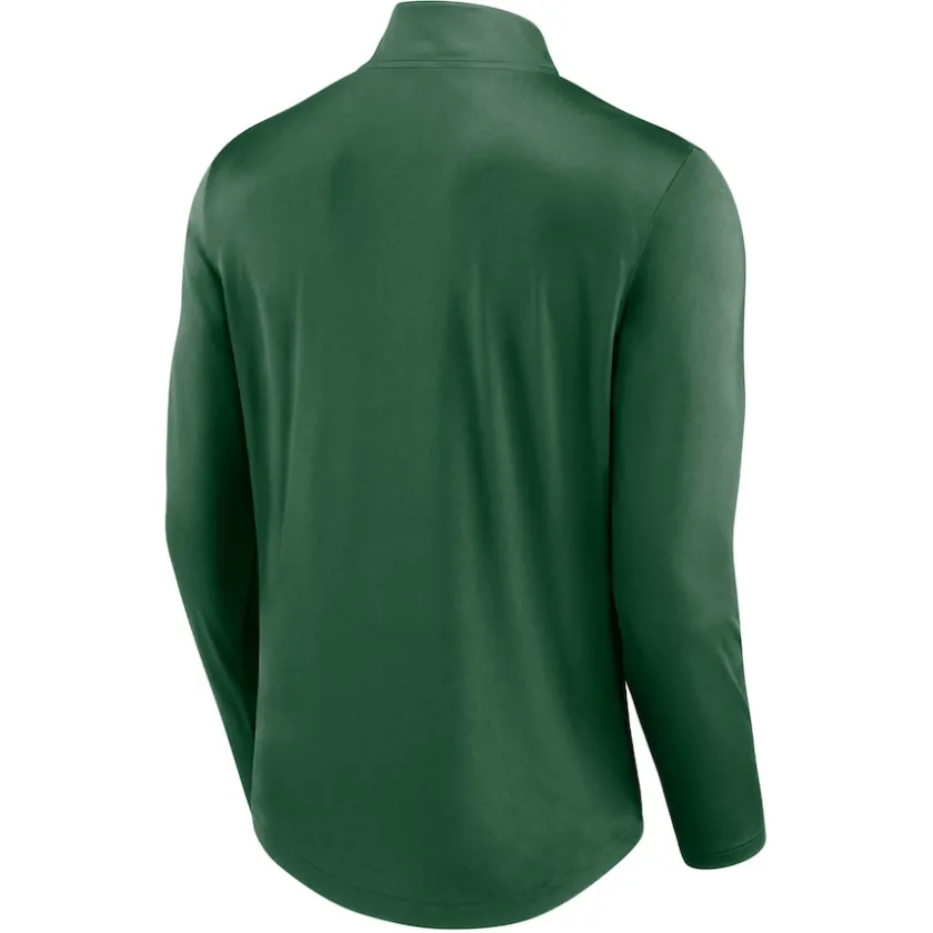 Jackets|Sweatshirts & Fleece^New York Jets Men's Fanatics Green Quarterback Quarter-Zip Top