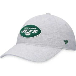 Hats|Men^New York Jets Men's Fanatics Heather Gray Adjustable Hat