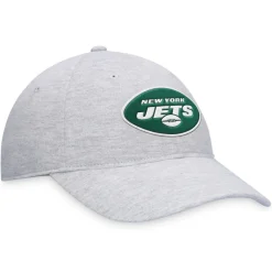 Hats|Men^New York Jets Men's Fanatics Heather Gray Adjustable Hat
