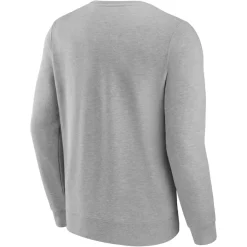Sweatshirts & Fleece|Men^New York Jets Men's Fanatics Heather Gray Chance Throwback Fleece Pullover Sweatshirt