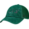 Adjustable^New York Jets Men's Fanatics Heather Green Challenge Trucker Adjustable Hat