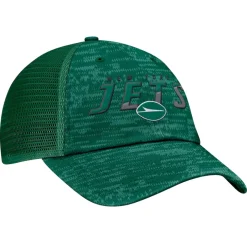 Adjustable^New York Jets Men's Fanatics Heather Green Challenge Trucker Adjustable Hat