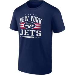 Big & Tall^New York Jets Men's Fanatics Navy Big & Tall Americana T-Shirt