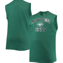 Big & Tall|Tank Tops^New York Jets Men's Green Big & Tall Muscle Tank Top