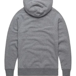 Sweatshirts & Fleece|Men^New York Jets Men's Homage Gray Retro Helmet Raglan Pullover Tri-Blend Hoodie