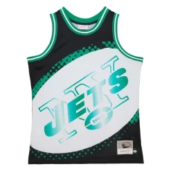 Tank Tops^New York Jets Men's Mitchell & Ness Black Big Face 7.0 Fashion Tank Top