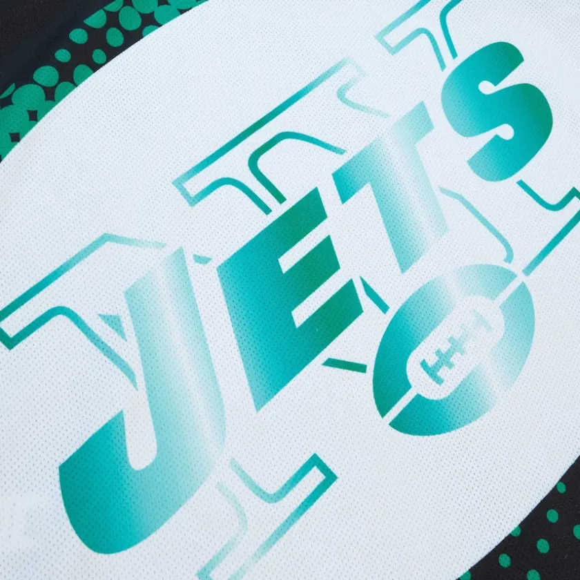 Tank Tops^New York Jets Men's Mitchell & Ness Black Big Face 7.0 Fashion Tank Top