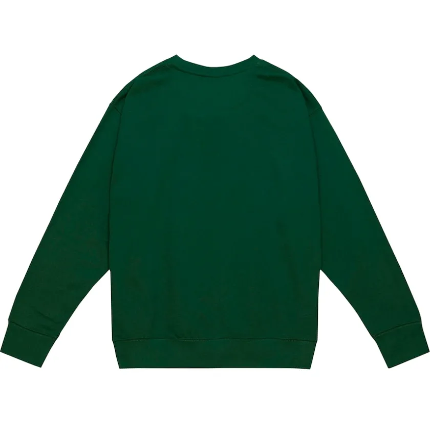 Sweatshirts & Fleece|Men^New York Jets Men's Mitchell & Ness Dark Green Basic Fleece Pullover Sweatshirt