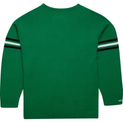 Sweaters & Dress Shirts|Sweaters^New York Jets Men's Mitchell & Ness Green Throwback 1984 Pullover Sweater