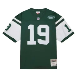Replica|Throwback^New York Jets Men's Mitchell & Ness Keyshawn Johnson Green Legacy Replica Jersey
