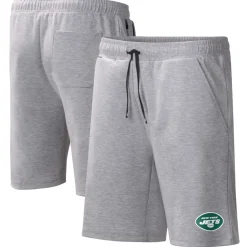 Shorts & Pants^New York Jets Men's MSX By Michael Strahan Heather Gray Trainer Shorts