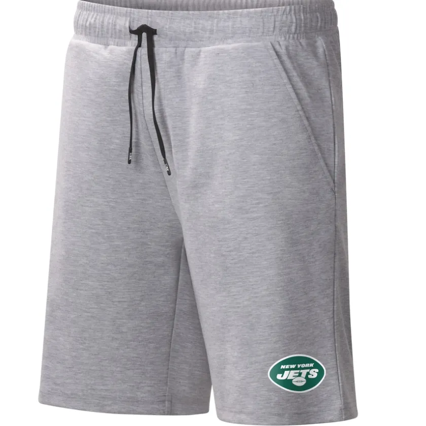 Shorts & Pants^New York Jets Men's MSX By Michael Strahan Heather Gray Trainer Shorts
