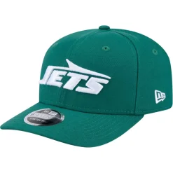 Adjustable^New York Jets Men's New Era Green 9SEVENTY Stretch-Snap Hat