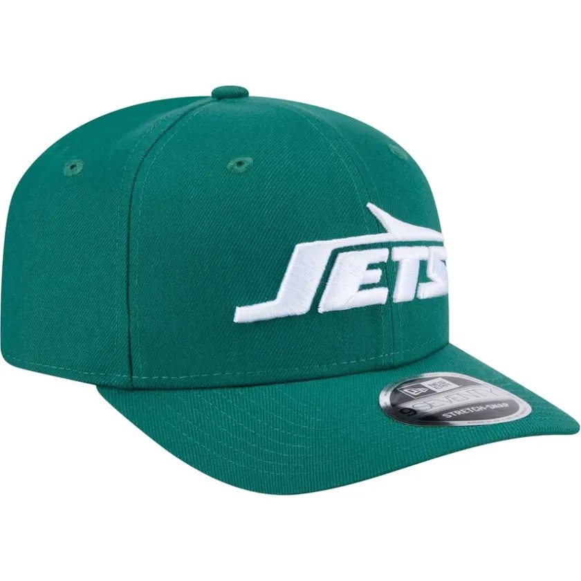 Adjustable^New York Jets Men's New Era Green 9SEVENTY Stretch-Snap Hat