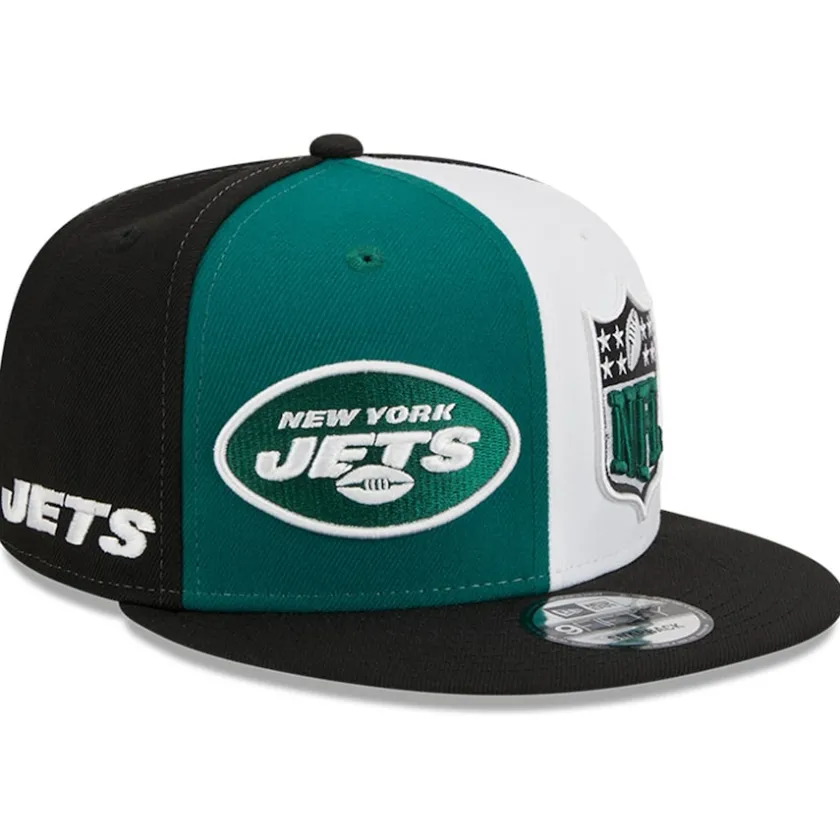 Snapback^New York Jets Men's New Era Green/Black 2023 Sideline 9FIFTY Snapback Hat