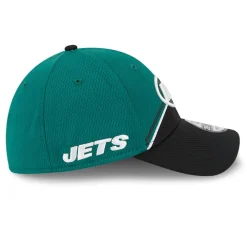 Flex^New York Jets Men's New Era Green/Black 2023 Sideline 39THIRTY Flex Hat
