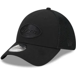 Hats|Men^New York Jets Men's New Era Black Main Neo 39THIRTY Flex Hat
